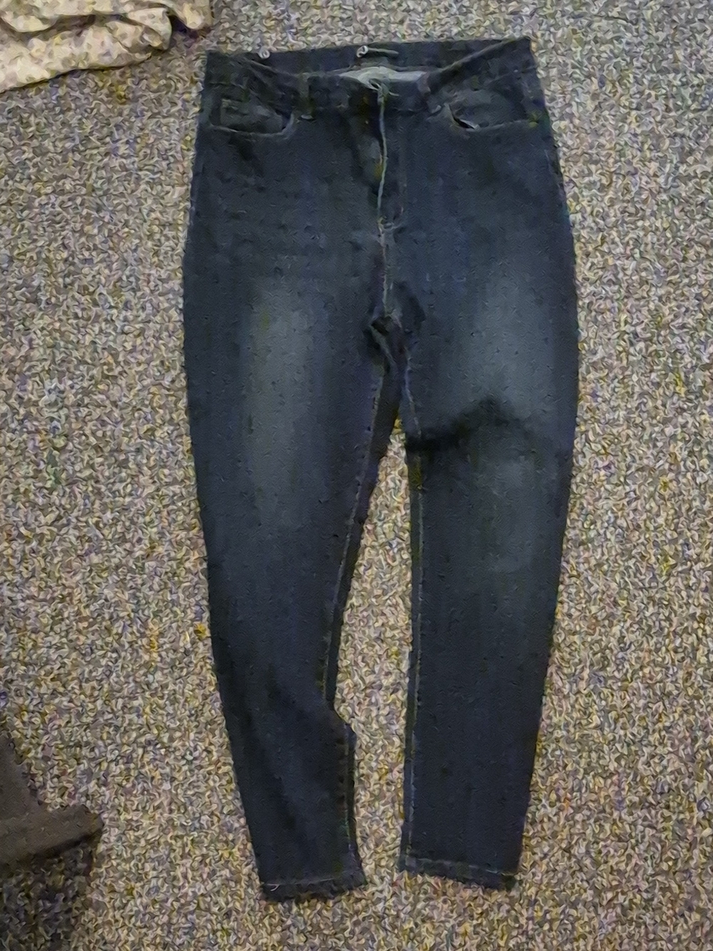 Women's Dark Blue High-Rise Skinny Jeans